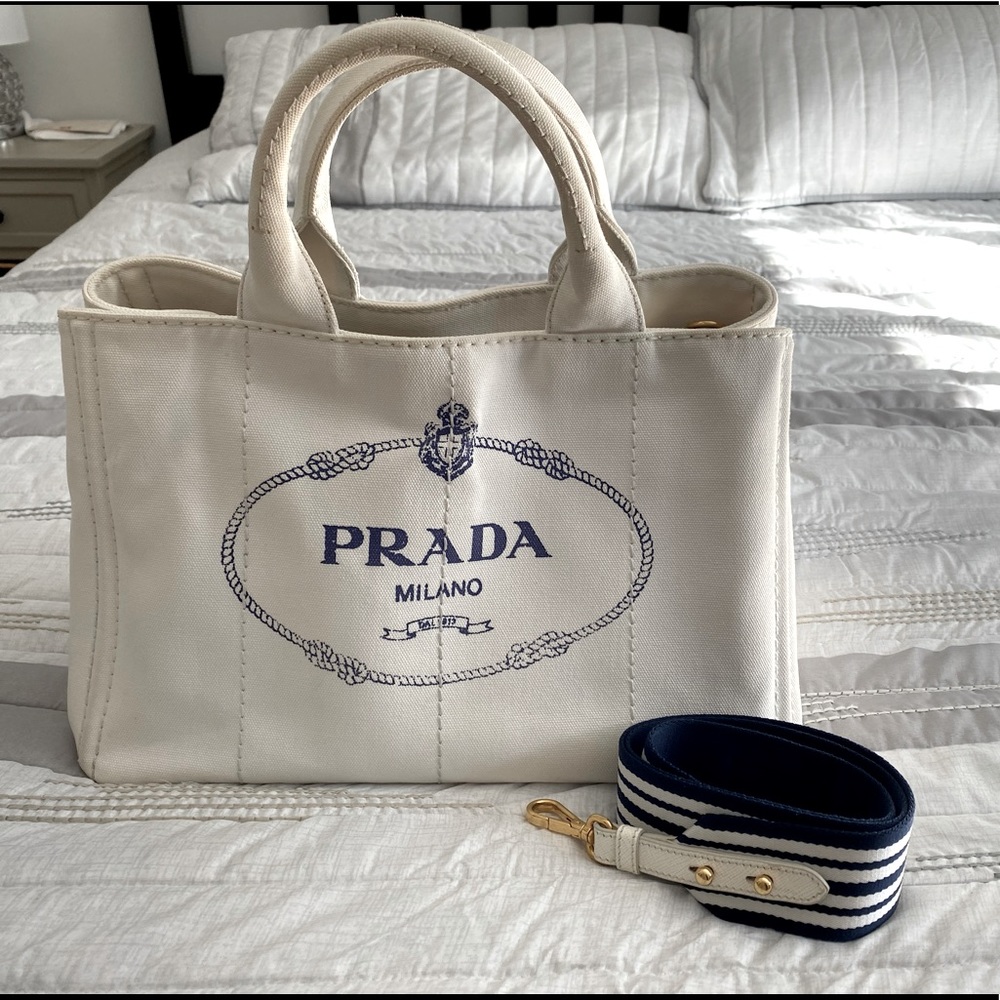 Preloved Prada Canapa tote